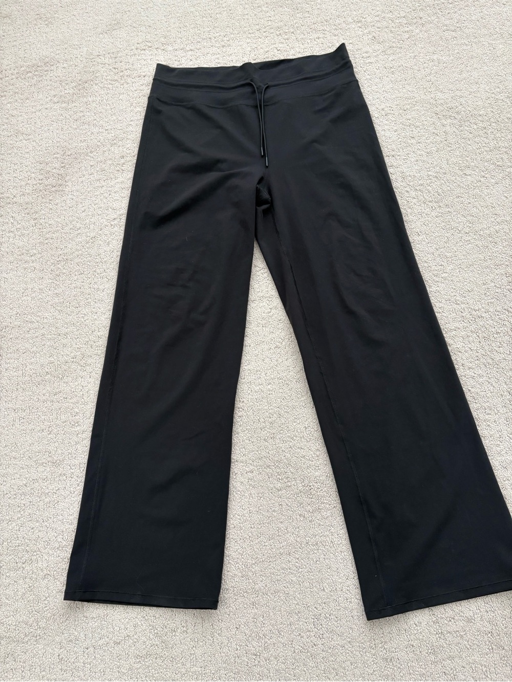 Vuori Daily Wide-Leg Drawstring Lounge Pants Black Size XXL